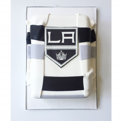LA Kings inspired Jersey Cake