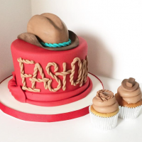 Cowboy Hat Baby Shower Cake
